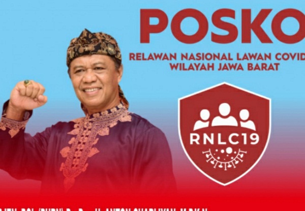 Dewan Pengarah Relawan Nasional Lawan COVID-19 (RNLC19) Irjen Pol. (Purn.) Dr. H. Anton Charliyan